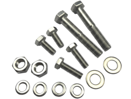 EBR front fork bolt set stainless steel (14-Pieces)