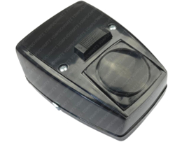 Scheinwerfer Eckig mit Schalter 115mm LED Schwarz Puch Maxi