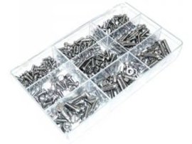 Assortiment set Cilinderschroeven & Moeren RVS 360-Delig