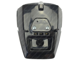 Scheinwerfer Eckig mit Schalter 115mm LED Schwarz Puch Maxi
