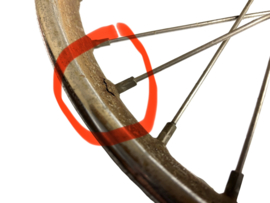 17 Inch Spaakwiel Voorzijde Puch Maxi