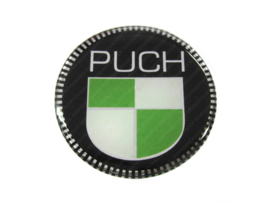 Aufkleber Rund 3D 50mm Puch Monza