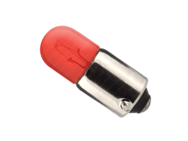 Gloeilamp BA9 Rood 12 Volt - 4 Watt Universeel