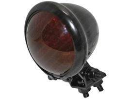 Achterlicht Zwart / Rood Vintage Bates Caferacer Style! LED Universeel