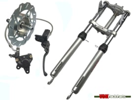VDM disc brake kit complete with EBR front fork short 56cm silver