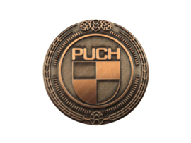 Embleem Puch Logo Brons 47mm RealMetal