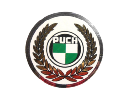 Aufkleber Emblem Scheinwerfer Rund Puch