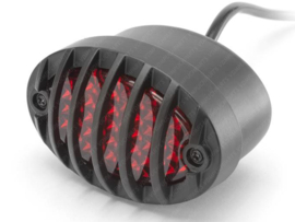 Rear light Black / Red Classic Prison Caferacer Style! LED Universal