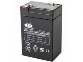 Battery Gel 6 Volt - 6 Ampere 70mm x 47mm x 100mm Landport Universal