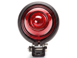 Taillight Black / Red Vintage Retro Caferacer style! LED Universal