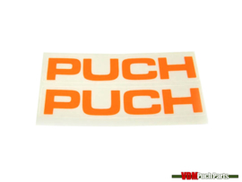 Aufklebersatz Puch (Fluor Orange)