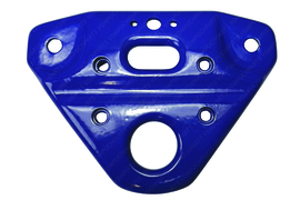 Kroonplaat Voorvork Gepoedercoat Blauw (RAL 5002) Origineel! Puch Maxi S