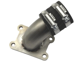 Spruitstuk 30mm Zijdelings 74cc Italkit - Gilardoni Cilinder - PWK Carburateur (35mm Aansluiting) Puch Maxi