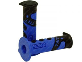Handle grips set 22mm - 24mm 120mm Black / Blue 922X Universal