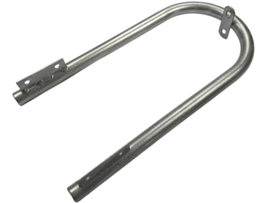 Voorvork stabilisator zilver gepoedercoat Puch Maxi S/N