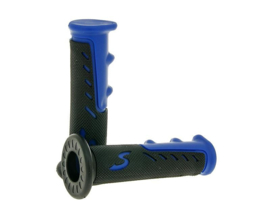Handle grip set 22mm - 24mm 125mm Black / Blue Sport Universal