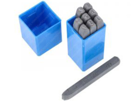 Steel Punches set 4mm 9-Pieces