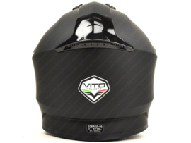 Helm Cross Retro MT Vito Tivoli Mat Zwart
