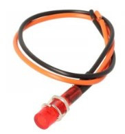 Indicator Lamp Red 8mm - 12 Volt Universal