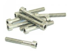 Inbusbout Gedeelte draad RVS M6 x 40mm DIN 912