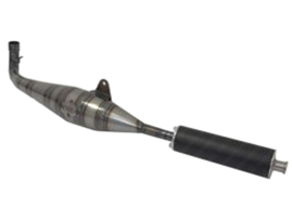 Exhaust Blank - Black 70cc DDL Racing Puch Maxi