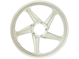 Wheel rear side 16 Inch Powdercoated white 16 x 1.35 Puch Maxi Radical