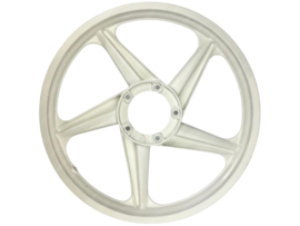 Wheel Rear side 16 Inch Powdercoated White 16 x 1.35 Puch Maxi Radical