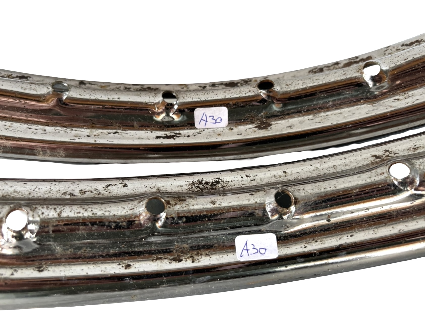 Felgen Satz Speichenrad 19 Zoll 1.20 Stahl Italcerchio Aqualität! Tomos 2L / 3L / Puch MV / VS / MS / Usw