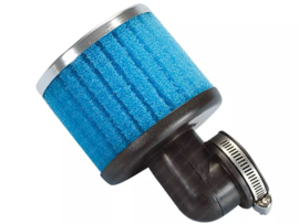 Schaumfilter Schräg 90° Grad 38mm Blau Polini Special Topqaulität! Universal