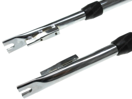 EBR Gabel Chrom mit Lenkerschloss Aufname Wie Original Altes Modell Puch Maxi