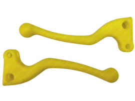 Brake lever set Left & Right Yellow Fast Arrow 2-Pieces Puch Maxi