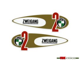 Tank transfer sticker set Zweigang Puch VS50