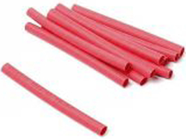 Shrink tubes Red 2.0mm x 40mm 10-Pieces