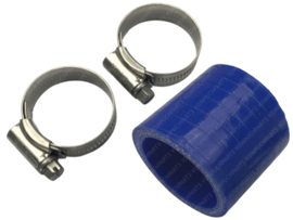 Spruitstuk rubber set 35mm Siliconen Blauw Polini / Keihin / Stage6 / PWK / Universeel