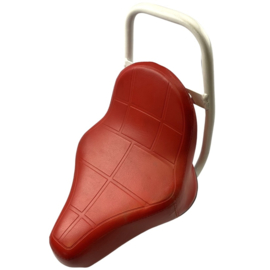 Saddle Chopper red / white bracket Puch Maxi