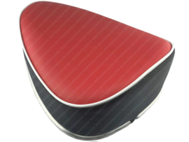 Puch saddle oldtimer universal black/Red