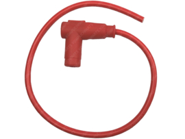 Spark plug Cap + Cable Red Thick model 7mm x 50cm Universal