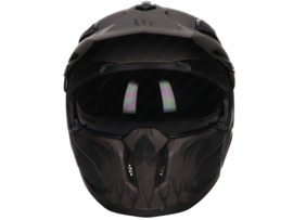 Helm Fighter MT Streetfighter SV Darkness Schwarz - Grau