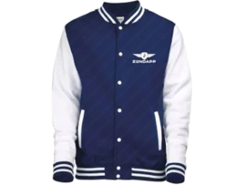 Baseball Jacket Donkerblauw - Wit Zündapp