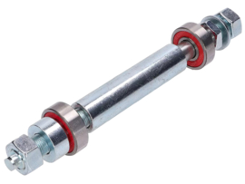 Wiel As Achterzijde 12mm - 190mm Vaste Lagers Compleet Swiing 2.0 A-Kwaliteit! Puch Maxi