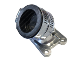 Manifold 24mm Sqaure 74cc Gilardoni / Italkit Reed valve Cylinder / Keihin / OKO / PWK Carburetor Puch Maxi