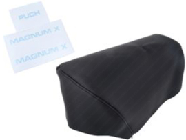Cover Buddyseat Sattel Schwarz mit Schlabone Satz Puch Magnum X