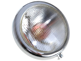 Koplamp Rond Chroom Vlak Model 140mm Puch M50 / VZ50