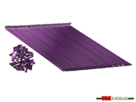 Speichen Satz 188mm Violett Puch Maxi