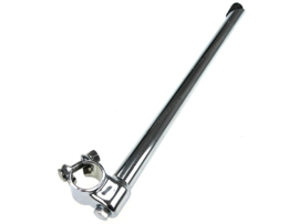 Stuurpen Chroom 40cm Universeel / Tomos 2L / 3L / 4L /  Puch MV / MS / VS / Etc