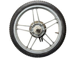 17 Inch 5 Star Alloy Cast Wheel Rear side Original! Puch Maxi S