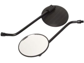 Mirror set Left - Right Black - Black Universal