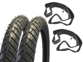 17 inch 2.25 Michelin City Pro straat banden set