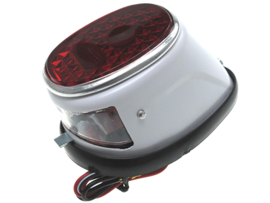 Taillight classic white Puch DS/MS/MV/VS/Maxi S/N