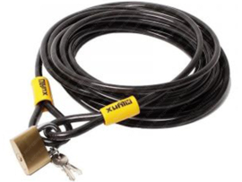 Kabel + Bügelschloss 10 Meter - 10mm LYNX